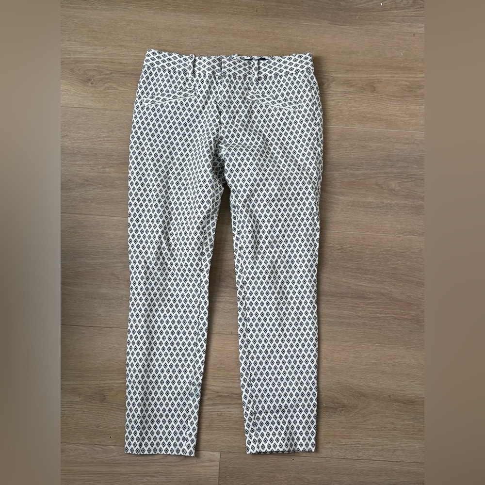 GAP Black and White Patterned Trousers